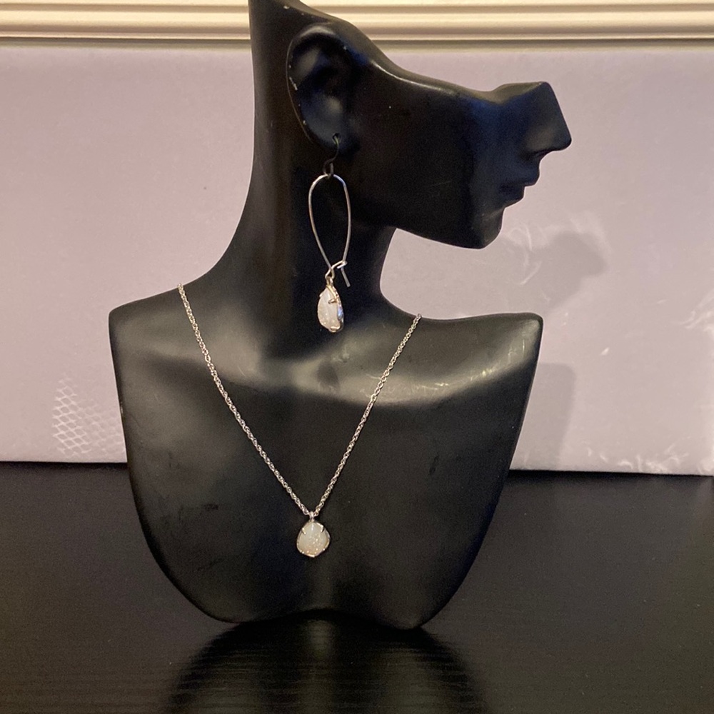 Kendra Scott Iridescent Druzy Drop Earrings